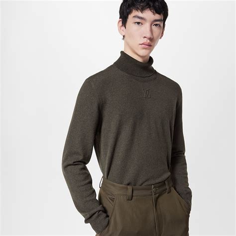 LVSE LV Embossed Turtle Neck 